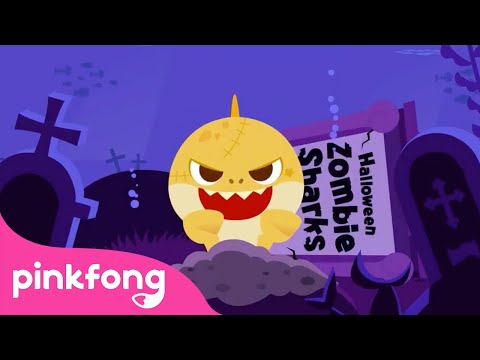 Halloween Zombie Sharks🎃 | Lagu Halloween 👻 | Lagu Anak | Pinkfong Baby Shark