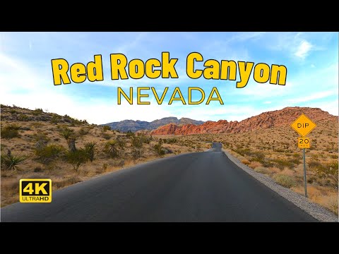 Driving Red Rock Canyon - Scenic Drive | Nevada USA [4K UHD 60fps]