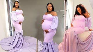Download the video "Behind the Scenes of my MATERNITY PHOTOSHOOT | BABY SHOWER Preparations"