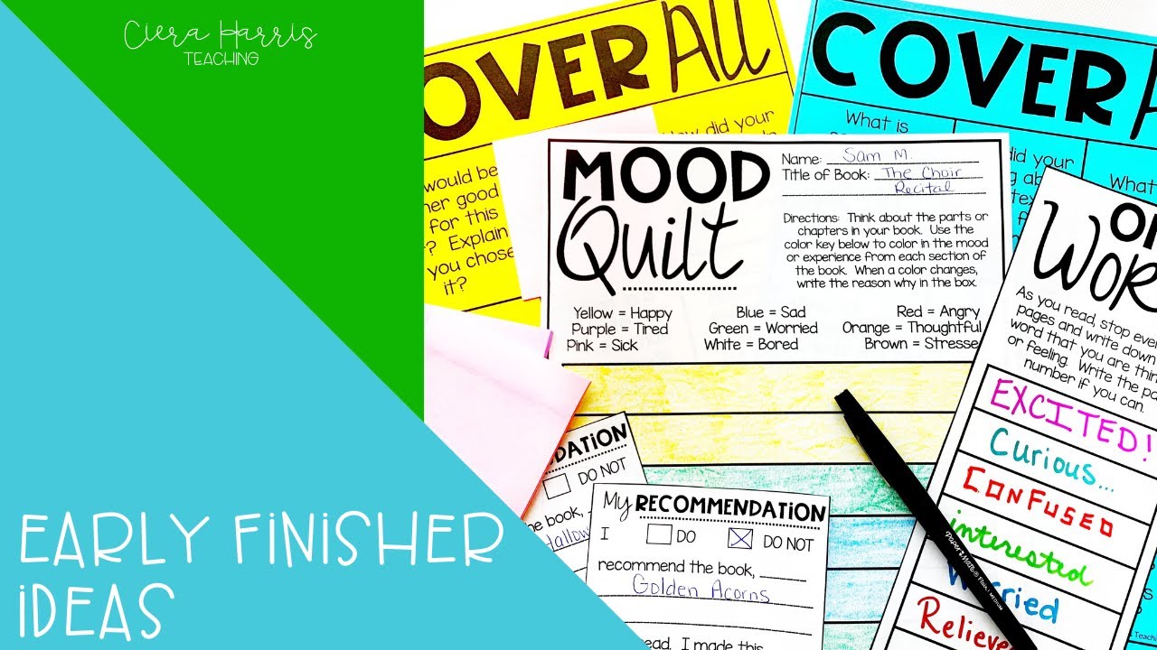 Early Finisher Activities for Elementary Students