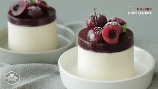 노오븐 체리 치즈케이크 만들기 : No Bake Cherry Cheesecake Recipe | Cooking tree