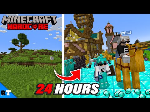 Risible Twins - Spending 24 Hours in 1.20 Minecraft Hardcore!
