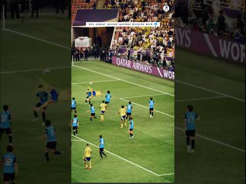 Bro almost scored another bicycle kick 🥶🙌🐐 #ronaldo