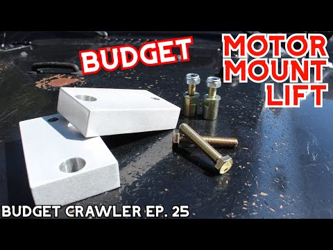 MOTOR MOUNT LIFT on the Jeep TJ | Budget Crawler Ep 25