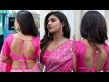 Heroine Nayan Sarika Beautiful Looks In Pink At Ka Movie Press Meet Sankharavam