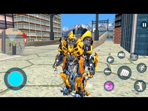 Bumblebee Multiple Transformation Jet Robot Car Game 2020   Android Gameplay #1