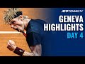 Shapovalov Pulls Double Duty; Dimitrov Battles Against Cuevas | Geneva 2021 Highlights Day 4