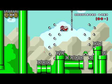 I always wanted to make a hard level... - Super Mario Maker