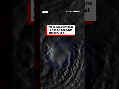 Video | When will Hurricane Milton hit and what category is it? #HurricaneMilton #Florida #BBCNews