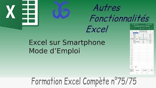Les bases d'Excel sur Smartphone