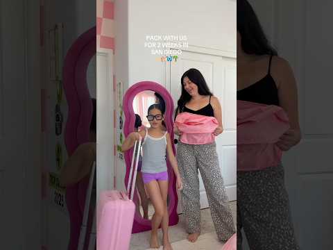 PACK WITH US FOR 2 WEEKS IN SAN DIEGO✨🩰🦋🌴