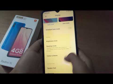 how to off night mode on redmi 9i, redmi night mode setting