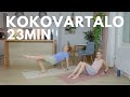 Voimaa Koko Kehoon Ei Hyppyjä 23min Kokovartalo Treeni Kotona