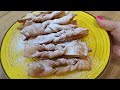 Polish Angel Wing Cookies Chrusciki Brushwood Khvorost Recepie With Breadmaker Breadmachine