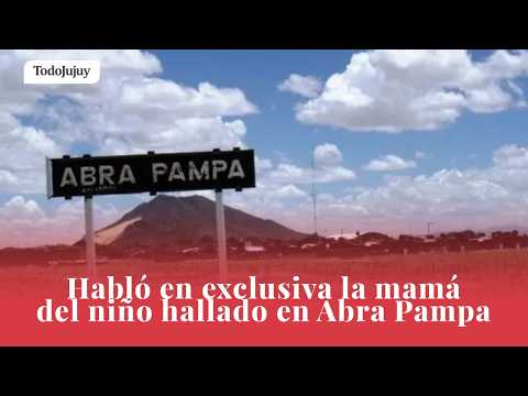 Habló en exclusiva la mamá del niño hallado en Abra Pampa: "Alguien lo sacó de ahí"