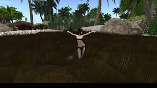 Second Life Quicksand Belly Dance Test
