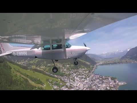 Landing at Zell Am See, Austria LOWZ RW26 in a C172RG 180hp