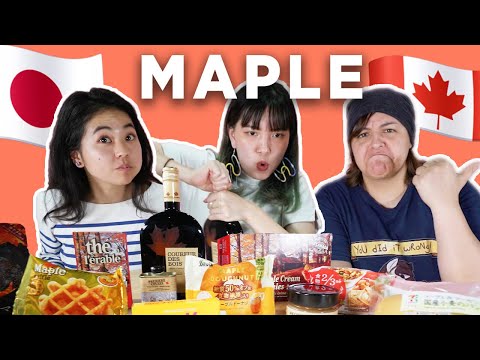 Japanese and Canadian Swap MAPLE SNACKS! [ft. NerdECrafter]