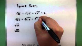 Basic Math - Square Roots