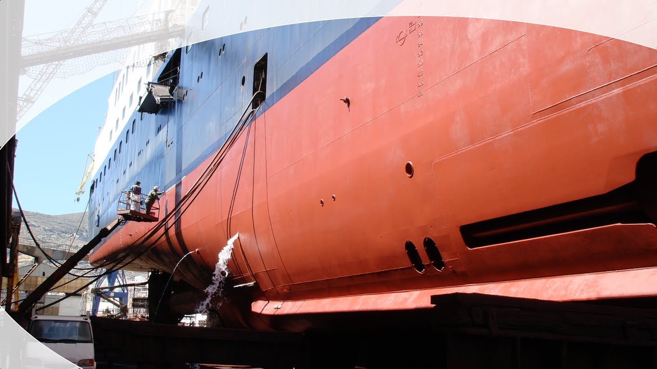 Swan Hellenic’s MV Minerva in Dry Dock at Syria, Greece