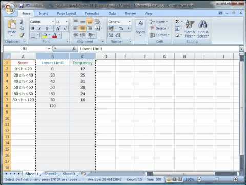 Mr Barton's Autograph Video 16 - Working with Grouped Data - Part 2