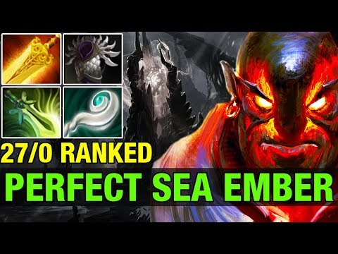 27/0 TOP MMR SEA RANKED - inYourdreaM 9.2K Plays Ember Spirit - Dota 2