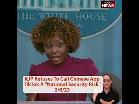 KJP Refuses To Call Chinese App TikTok A 'National Security Risk'