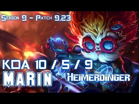 MaRin HEIMERDINGER vs JHIN Bot - Patch 9.23 KR Ranked
