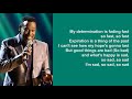 Since I Lost My Baby by Luther Vandross (Lyrics)