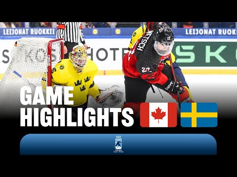 Хоккей Highlights: Canada vs Sweden | 2024 #U18MensWorlds