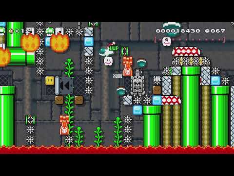 3K感/謝！アルティメット鬼畜甲羅半自動　[Keep A+↑] by くない 🍄 Super Mario Maker #afo 😶 No Commentary