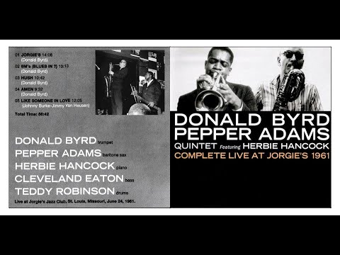 24/06/1961 - Pepper Adams & Donald Byrd - Live at Jorgie's