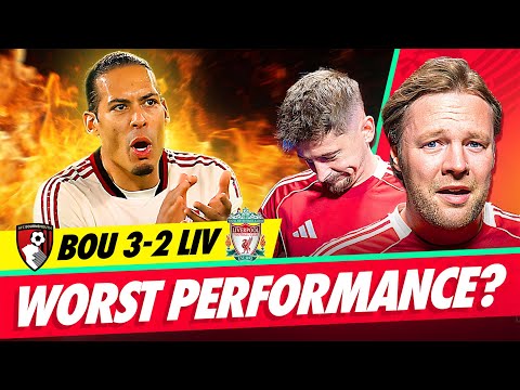 Virgil’s WORST Performace! Slot 0/10! |Bournemouth 3-2 Liverpool | AGT & Doyle | Player Ratings