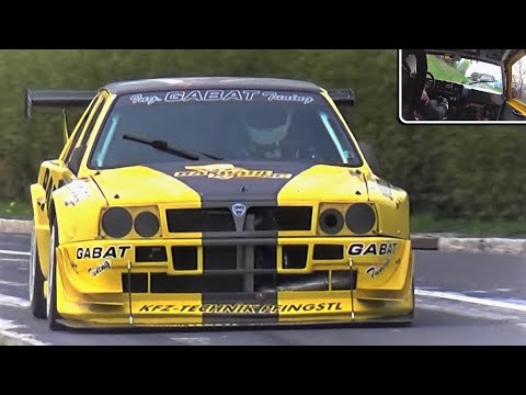 730Hp LANCIA Delta "Yellow Bull" || ONBOARD w/Andreas GABAT