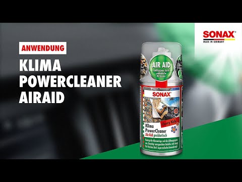 Очиститель кондиционера антибактериальный 100 мл SONAX Klima Power Cleaner AirAid symbiotisch Thekendisplay (323941)