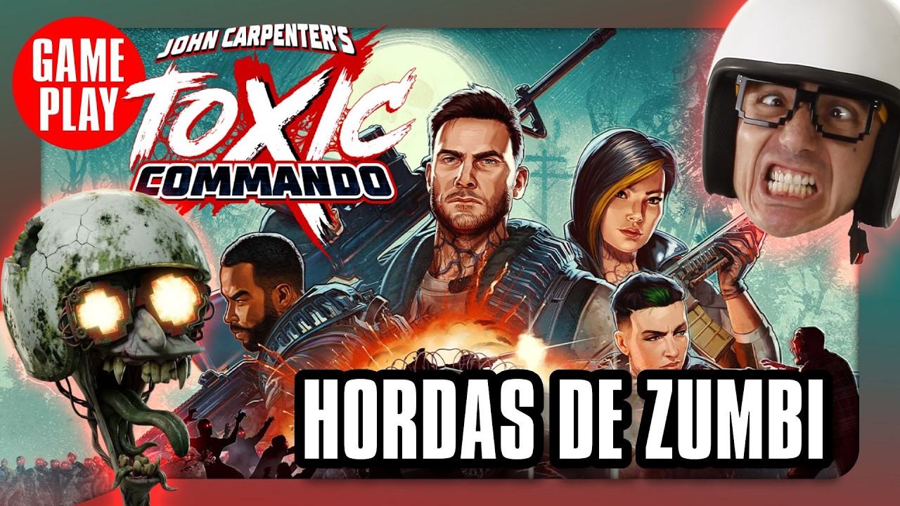🎮🚨 HOJE 19:30 AO VIVO -  GAMEPLAY John Carpenter’s Toxic Commando 🧟  #toxiccommando