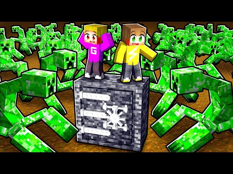 1000 CREEPERS vs VEILIGSTE KLUIS! 💥