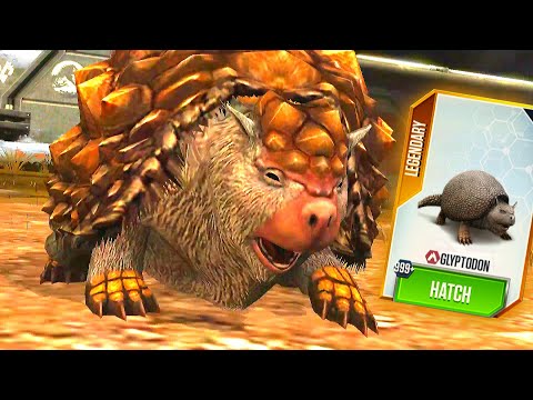 UNLOCKED GLYPTODON 999+ HATCH | JURASSIC WORLD THE GAME