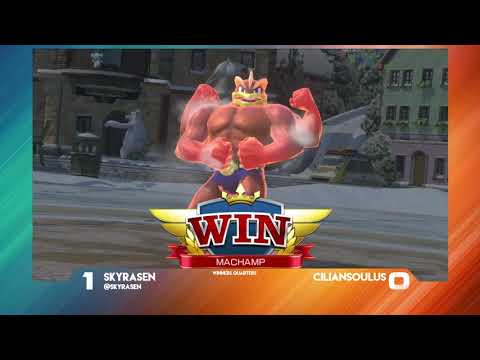 SkyRasen (Machamp) vs CillianSoulus (Braixen) - Pokken at LWG - 7-10-18
