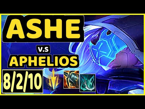 YUUKI60 (ASHE) vs APHELIOS - 8/2/10 KDA BOTTOM ADC GAMEPLAY - EUW Ranked DIAMOND