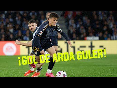 GOL DEL REAL MADRID Arda Guler anota el 0-1 frente a la REAL SOCIEDAD | La Liga