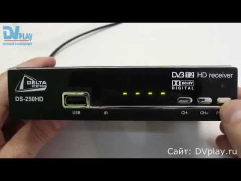 Delta DS-250HD - обзор DVB-T2 ресивера