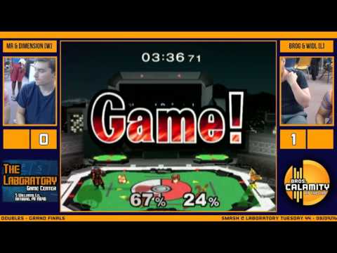 S@LT #44 | [L] Brog & Widl vs. [W] Dimension & MetalReaper - Grand Finals - Melee Doubles