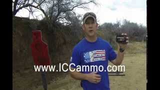 Frangible ammo from ICC Ammo: shooting it at point blank distance on AR500 steel targets