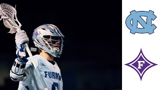 UNC vs Furman 2020 NCAA D1 Lacrosse Highlights