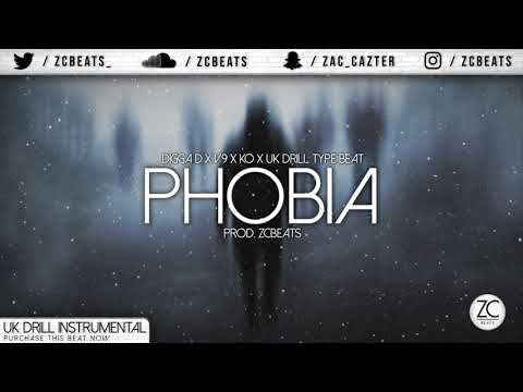 DIGGA D x V9 x KO x UK DRILL TYPE BEAT | "PHOBIA" (Prod. ZCBeats)