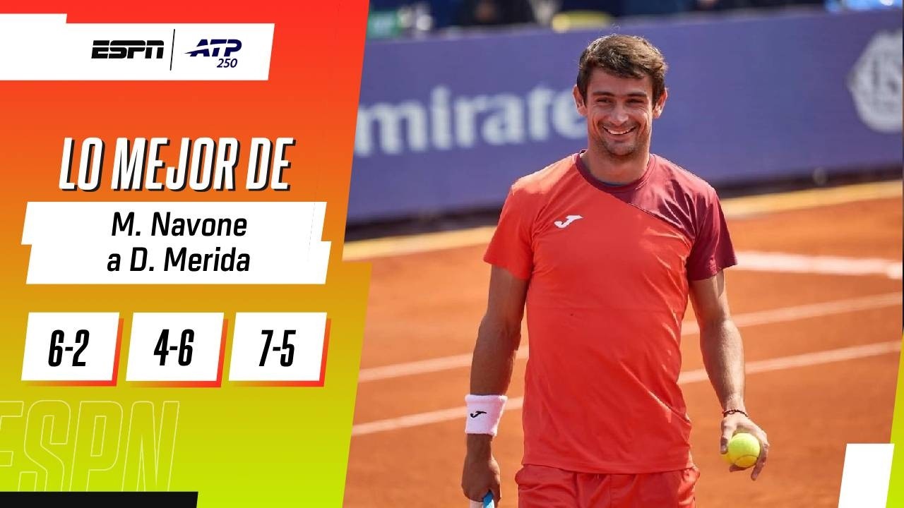 MARIANO NAVONE VENCIÓ A MERIDA EN LA FINAL Y FESTEJÓ EL PRIMER TÍTULO ATP DE SU CARRERA | RESUMEN