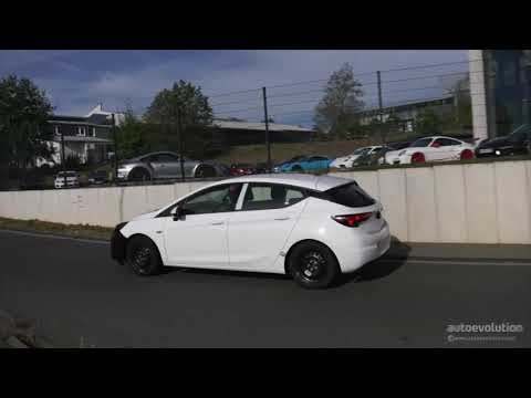 2020 Opel Astra Facelift Testing Around the Nurburgring