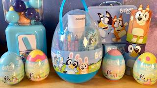 Bluey Bingo Easter Eggs unboxing toys ASMR Satisfying video