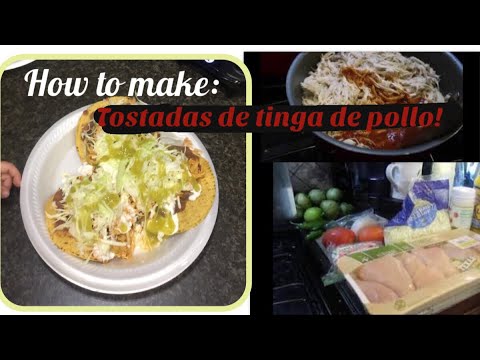 RECIPE: HOW TO MAKE TOSTADAS DE TINGA DE POLLO!